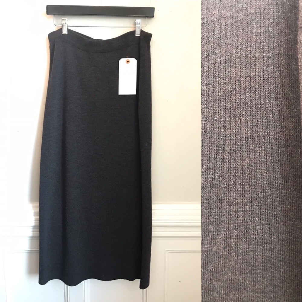 Eileen Fisher wool maxi skirt